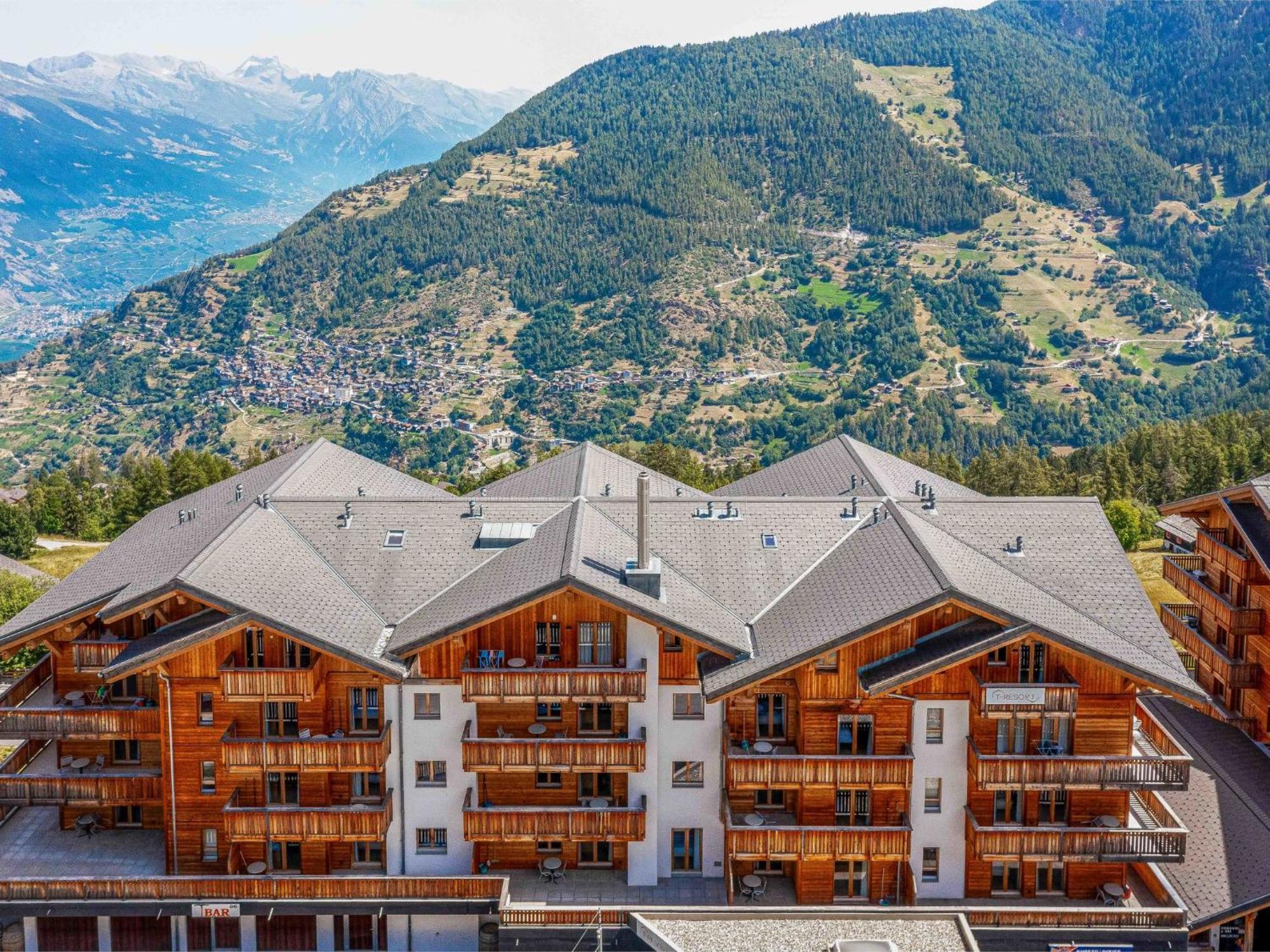 Apartment T-Resort La Tzoumaz 4P8 Vue Vallee By Interhome エクステリア 写真